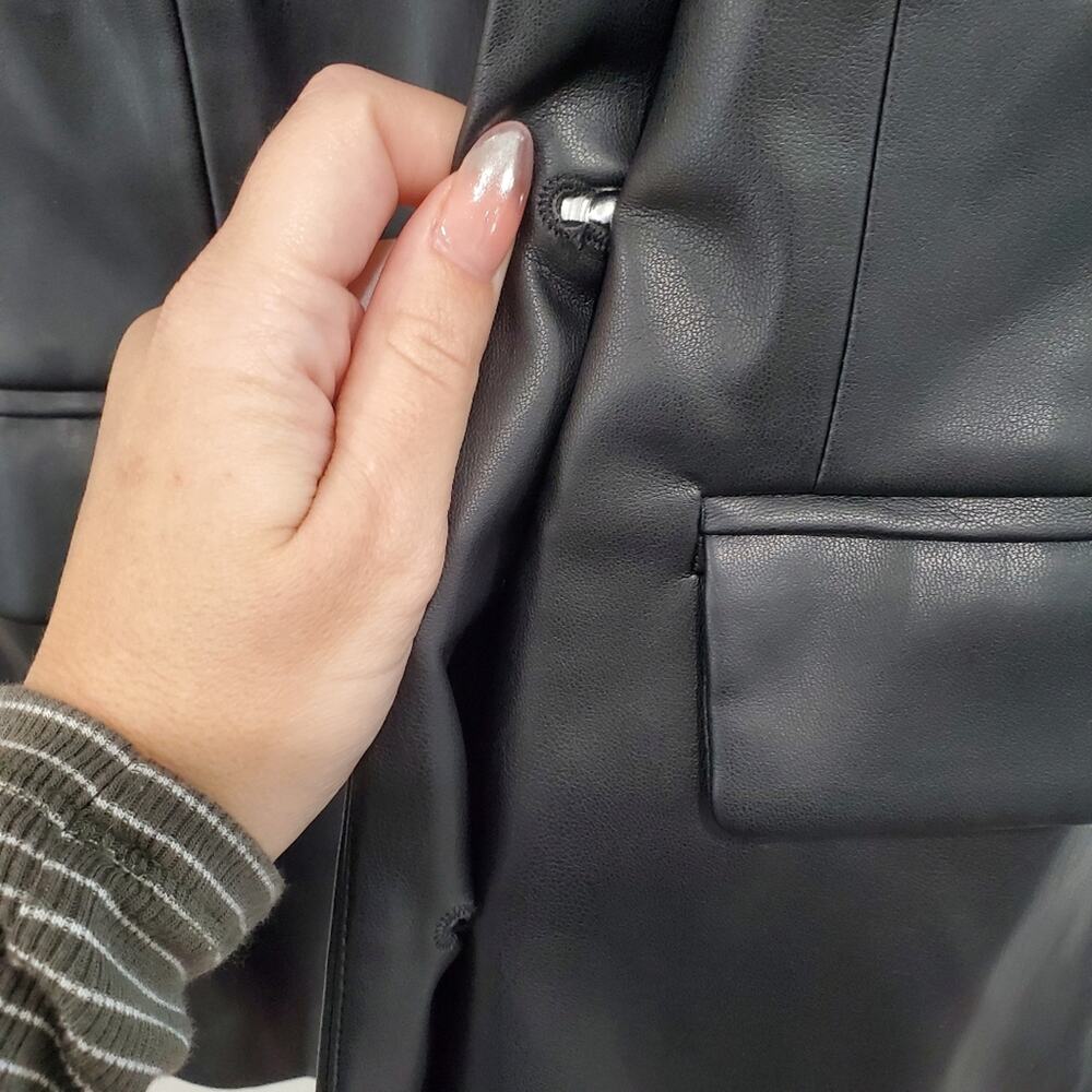 NWT Jason Wu Faux Leather Vest - Picture 3 of 9